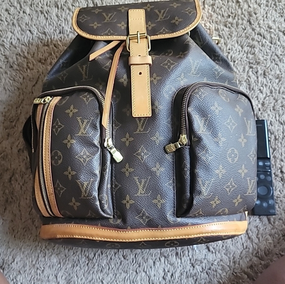 💯 AUTHENTIC LOUIS VUITTON Monogram Canvas Sac a Bosphore Backpack - Picture 2 of 13